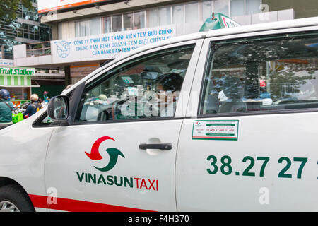 Alternative Taxi und Fahrer in Ho-Chi-Minh-Stadt-Zentrum, Vietnam, Asien Stockfoto