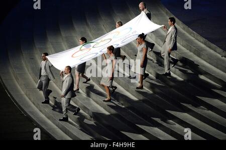 Eröffnungsfeier für die 2015 European Games in Baku Olympiastadion 13. Juni 2015 in Baku, Aserbaidschan. Stockfoto