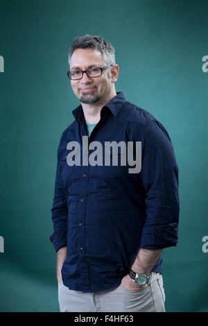 Dub Leffler, Buchautor der Kinder / Illustrator, auf dem Edinburgh International Book Festival. Schottland. 26. August 2015 Stockfoto