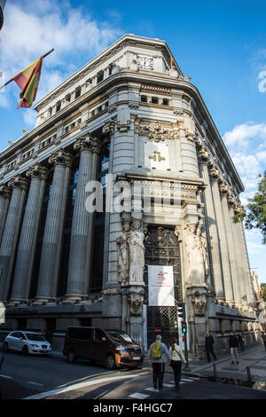 Gebäude des Instituto Cervantes in Madrid Stockfoto