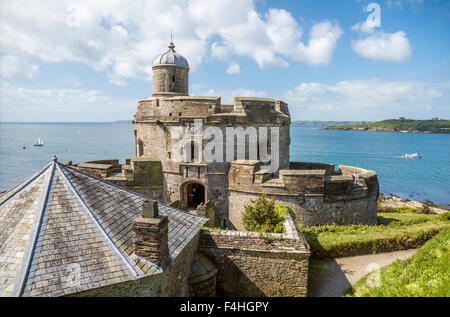 St.Mawes Castle, Cornwall, England, Großbritannien Stockfoto