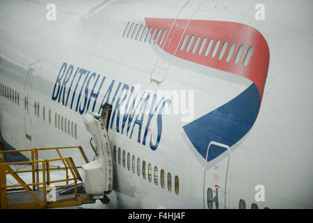 British Airways Jumbo jet Stockfoto