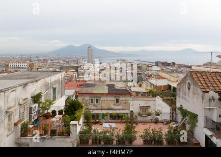 Neapel (Italien) - Blick vom Corso Vittorio Emanuele Stockfoto