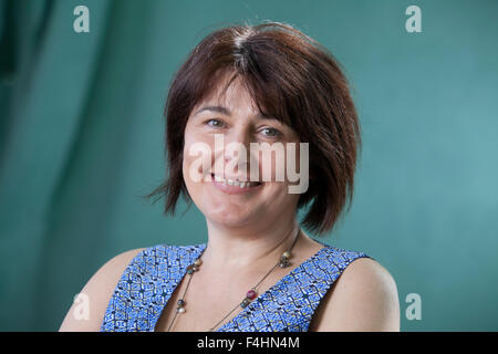 Karen Campbell, der schottische Autor an das Edinburgh International Book Festival 2015. Edinburgh, Schottland. 25. August 2015 Stockfoto