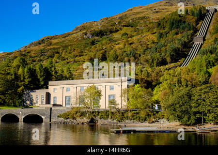 Sloy Kraftwerk, Loch Lomond, Schottland Stockfoto