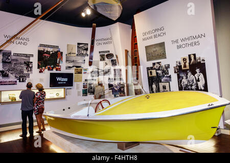 Miami Florida, Miami-Dade Cultural Center, Zentrum, GeschichteMiami Museum, Lokalgeschichte, Innenraum, Ausstellungsausstellung Sammlung Whitman Family Gallery Stockfoto