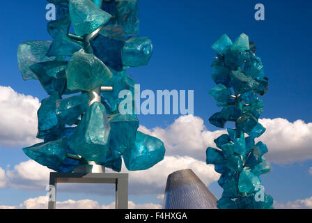 Crystal Towers, Chihuly Bridge of Glass, Tacoma, Washington Stockfoto