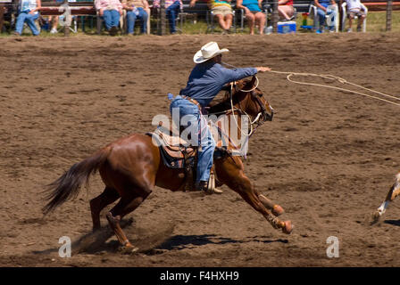 Ketsch-Umm Kalf Rodeo, Glenwood, Washington Stockfoto