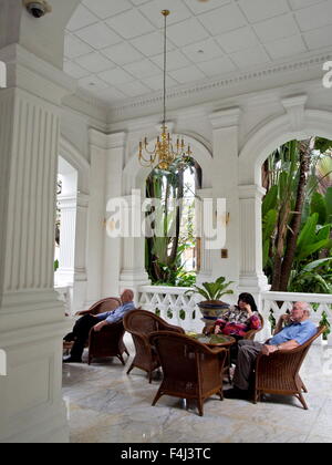 Das weltberühmte Raffles Hotel in Singapur, Südostasien, Asien Stockfoto