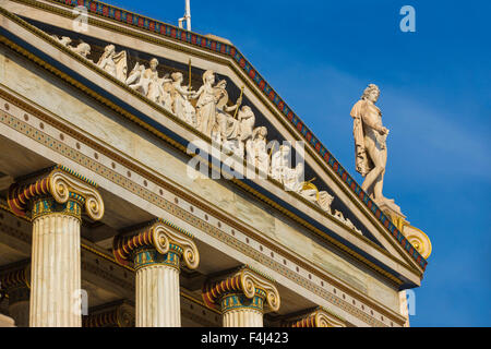 Akademie der Künste, Athen, Griechenland, Europa Stockfoto