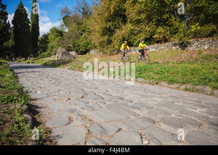 Appia, alte Römerstraße, Rom, Latium, Italien, Europa Stockfoto