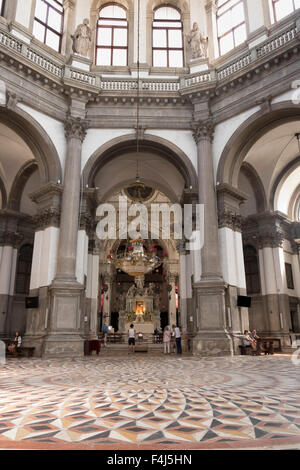 Interieur, Kirche Santa Maria della Salute, Venedig, UNESCO World Heritage Site, Veneto, Italien, Europa Stockfoto