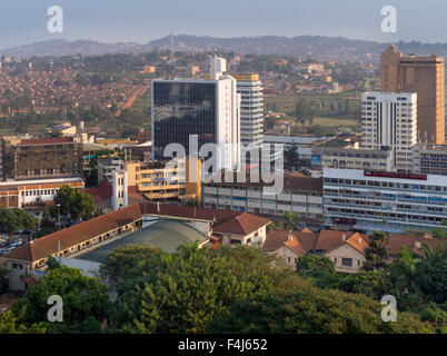 City Skyline, Kampala, Uganda, Afrika Stockfoto