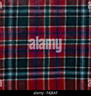 Das eigentliche Stück McBean Tartan, der den Mond gewesen ist und 1969 mit Astronaut Alan Bean, die landefähre Pilot auf Apollo 12. Stockfoto