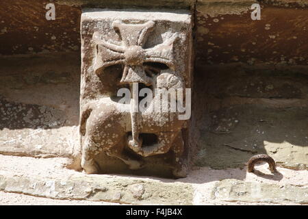 Agnes Dei, Kilpeck Kirche, Herefordshire, England Stockfoto