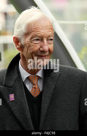 17.10.2015 - Ascot; Ehemaliger Jockey-Champion Lester Piggott im Porträt. Bildnachweis: Lajos-Eric Balogh/turfstock.com Stockfoto