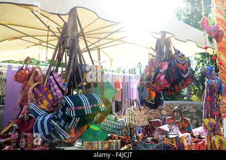 Las Dalias, Hippie-Markt in San Carlos auf Ibiza Stockfoto