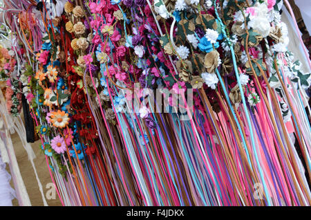 Las Dalias, Hippie-Markt in San Carlos auf Ibiza Stockfoto