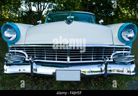 Schweden, Stockholm, Skeppsholmen, Nahaufnahme von Oldtimer-front Stockfoto