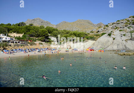 Cala de Sant Vicenc, Mallorca, Mallorca, Balearen, Spanien Stockfoto