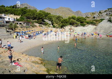 Cala de Sant Vicenc, Mallorca, Mallorca, Balearen, Spanien Stockfoto