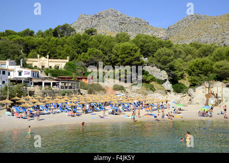 Cala de Sant Vicenc, Mallorca, Mallorca, Balearen, Spanien Stockfoto