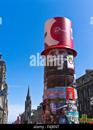 dh Edinburgh Fringe Festival THE ROYAL MILE EDINBURGH Fringe Festival Poster Stockfoto