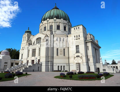 Die Kirche von Karl Borromäus, Karlskirche, Zentralfriedhof, Wien, Österreich Stockfoto