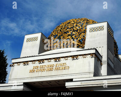 Das Gebäude der Secession, Wien, Österreich Stockfoto