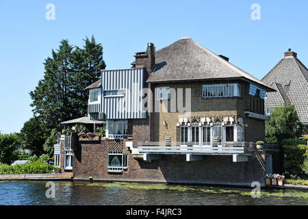 Haarlem Niederlande Holland Spaarne Estate Stadt Stockfoto