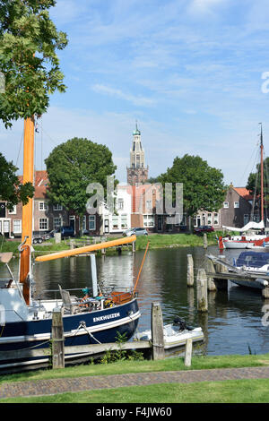 Oosterhaven Oude Haven alter Hafen Enkhuizen der niederländische Hafen Holland Stockfoto