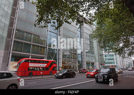 Das äußere des Wellcome Trust Headquarters, Euston Road, London Stockfoto