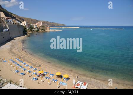 Castellammare del Golfo, Provinz Trapani, Sizilien, Italien Stockfoto