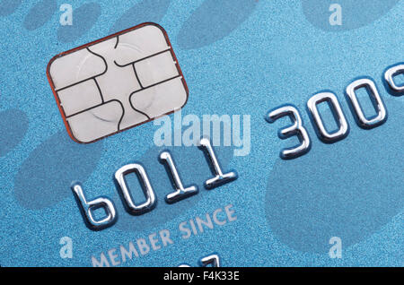 E-M-V-Kreditkarte-Computer-Chip Stockfoto