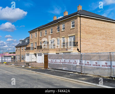 dh REDROW HOMES UK Delevopment neue Häuser uk Baustellenbau Wohnungsseiten Hausbau Stockfoto