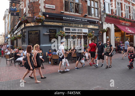 Great Marlborough Street in Soho, London England Vereinigtes Königreich UK Stockfoto