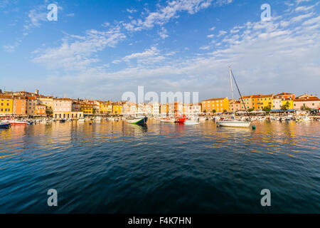 Rovinj, schöne Altstadt in Istrien Kroatien, Europa. Stockfoto