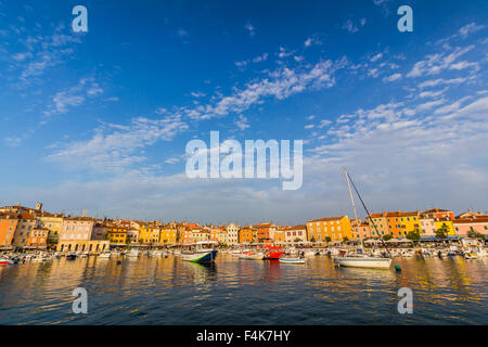 Rovinj, schöne Altstadt in Istrien Kroatien, Europa. Stockfoto