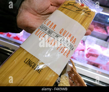 Gourmet-Glutenfreie Nudeln, Grand Central Market Stockfoto