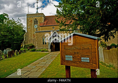 Allerheiligenkirche am Brill, Vale of Aylesbury, Buckinghamshire Stockfoto