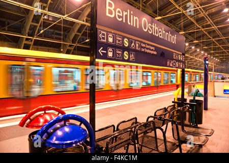 U-Bahnstation, Berlin, Deutschland. Stockfoto