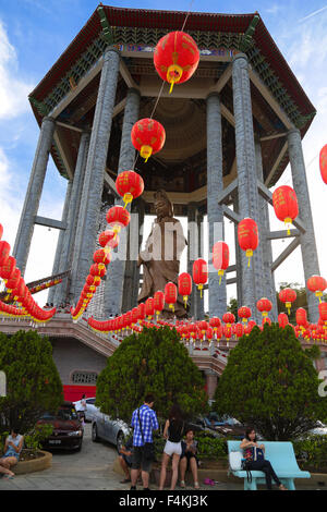 KEK Lok Si-Tempel in Penang Malaysia ist der größte buddhistische Tempel in Südostasien mit spektakulären Laterne Dekoration jedes Stockfoto