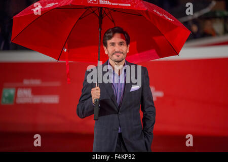 Rom, Italien. 18. Oktober 2015. Einen roten Teppich für den Film "Freeheld" mit dem Regisseur Peter Sollett während die 10. Ausgabe der "Festa del Cinema" in Rom. © Davide Fracassi/Pacific Press/Alamy Live-Nachrichten Stockfoto