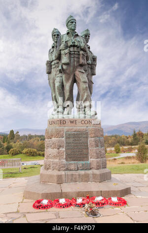 Commando Memorial, Spean Bridge, Inverness-Shire, Highland, Schottland, Vereinigtes Königreich Stockfoto