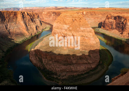 Der Horseshoe Bend, in der Nähe von Page, Arizona, USA Stockfoto