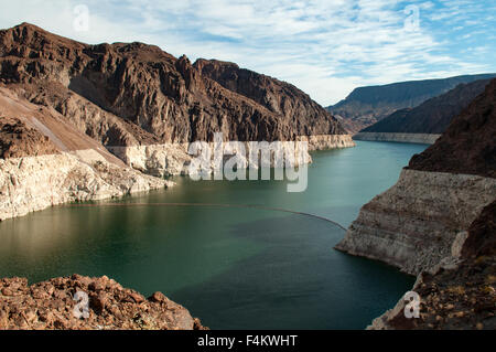 Lake Mead am Hoover-Staudamm, Arizona, USA Stockfoto