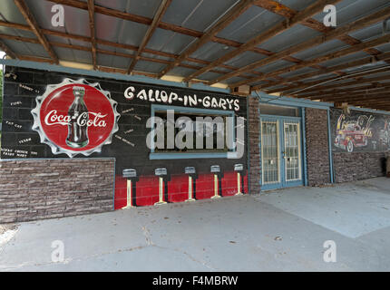 Galopp In Garys ist ein verlassenes am Straßenrand lokal Highway 441 in Nordflorida. Stockfoto