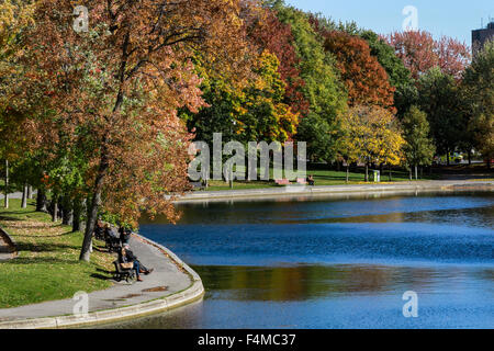 Parc Lafontaine in Montreal, Quebec. Stockfoto