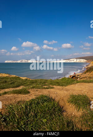 Freshwater Bay, Isle Of Wight, Hampshire, England Stockfoto