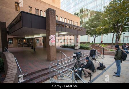 Allgemeine Ansicht GV von Southwark Crown Court Stockfoto